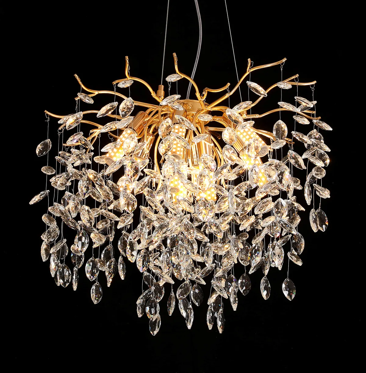 Large Horse Eye Crystal Chandelier 5016