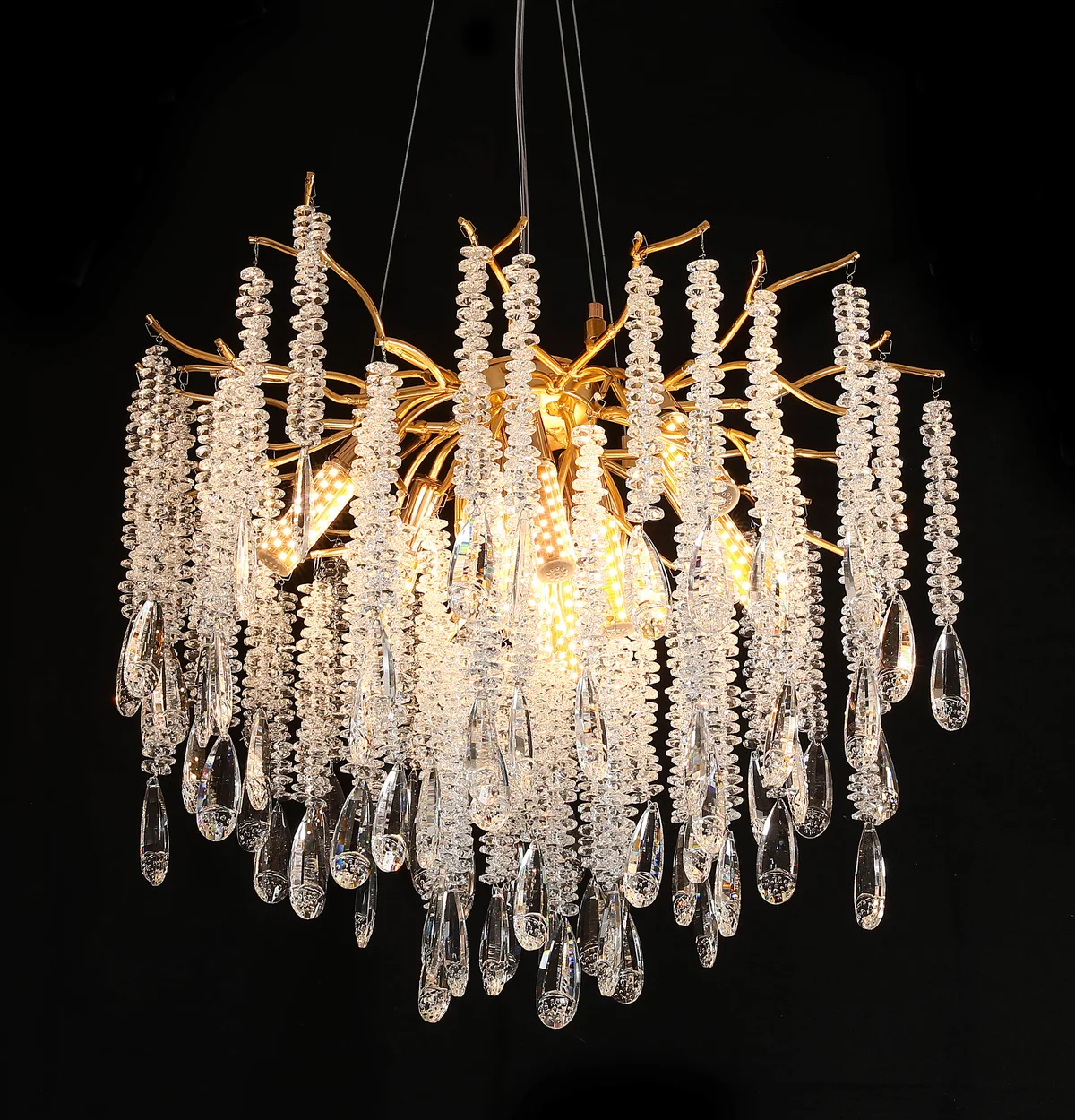 Octagonal Scarab Crystal Chandelier 5021