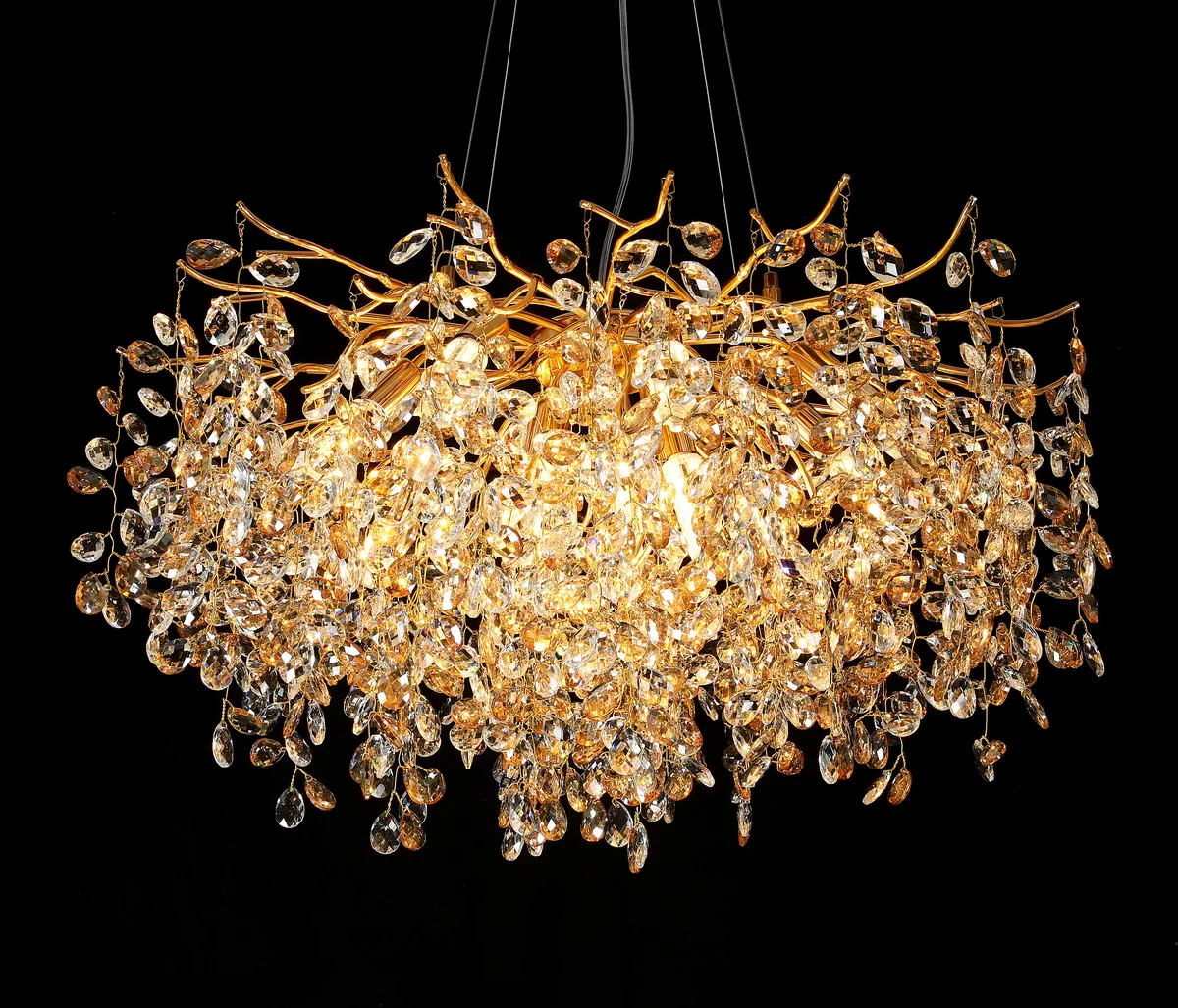 Grid Crystal Chandelier 5024