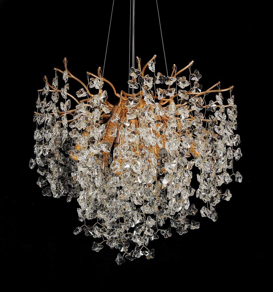 Butterfly Tree Branch Crystal Chandelier (5038) product view
