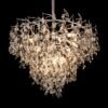 Chrome tree branch crystal chandelier model 5018, hand-set crystal on a chrome-plated aluminium frame