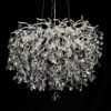 Chrome tree branch crystal chandelier model 5024, hand-set crystal on a chrome-plated aluminium frame