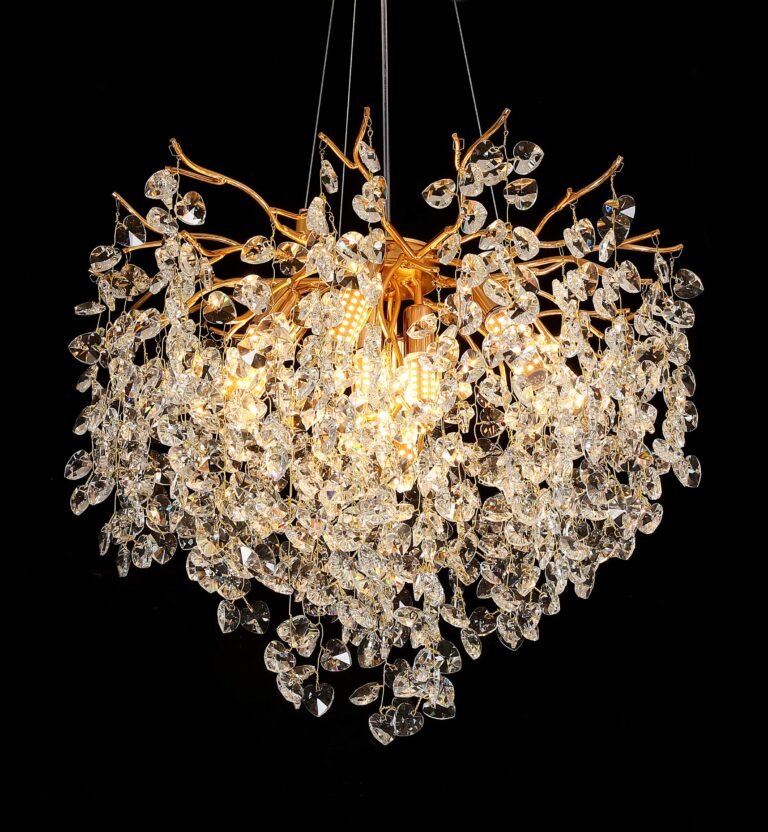 Heart Tree Branch Crystal Chandelier - SKU 5023 view 1