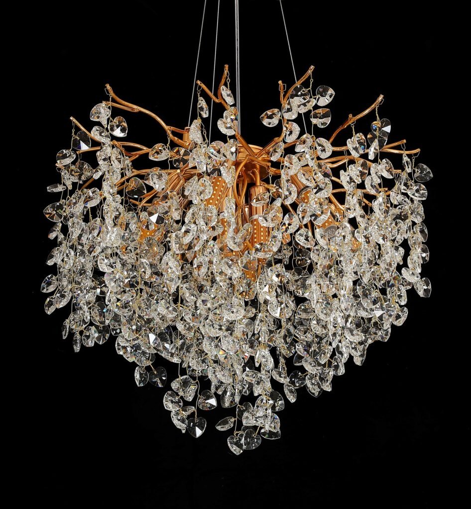 Heart Tree Branch Crystal Chandelier (5023) product view