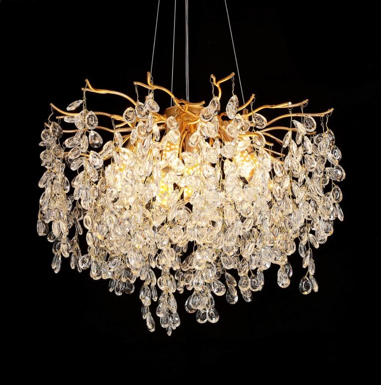 Longan Orb Tree Branch Crystal Chandelier - SKU 5025 view 1