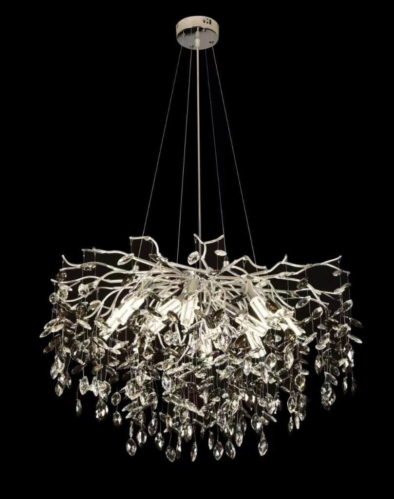 Marquise Tree Branch Crystal Chandelier (5016) dimension drawing
