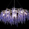 Octagon Bead Tree Branch Crystal Chandelier - SKU 5011 view 3
