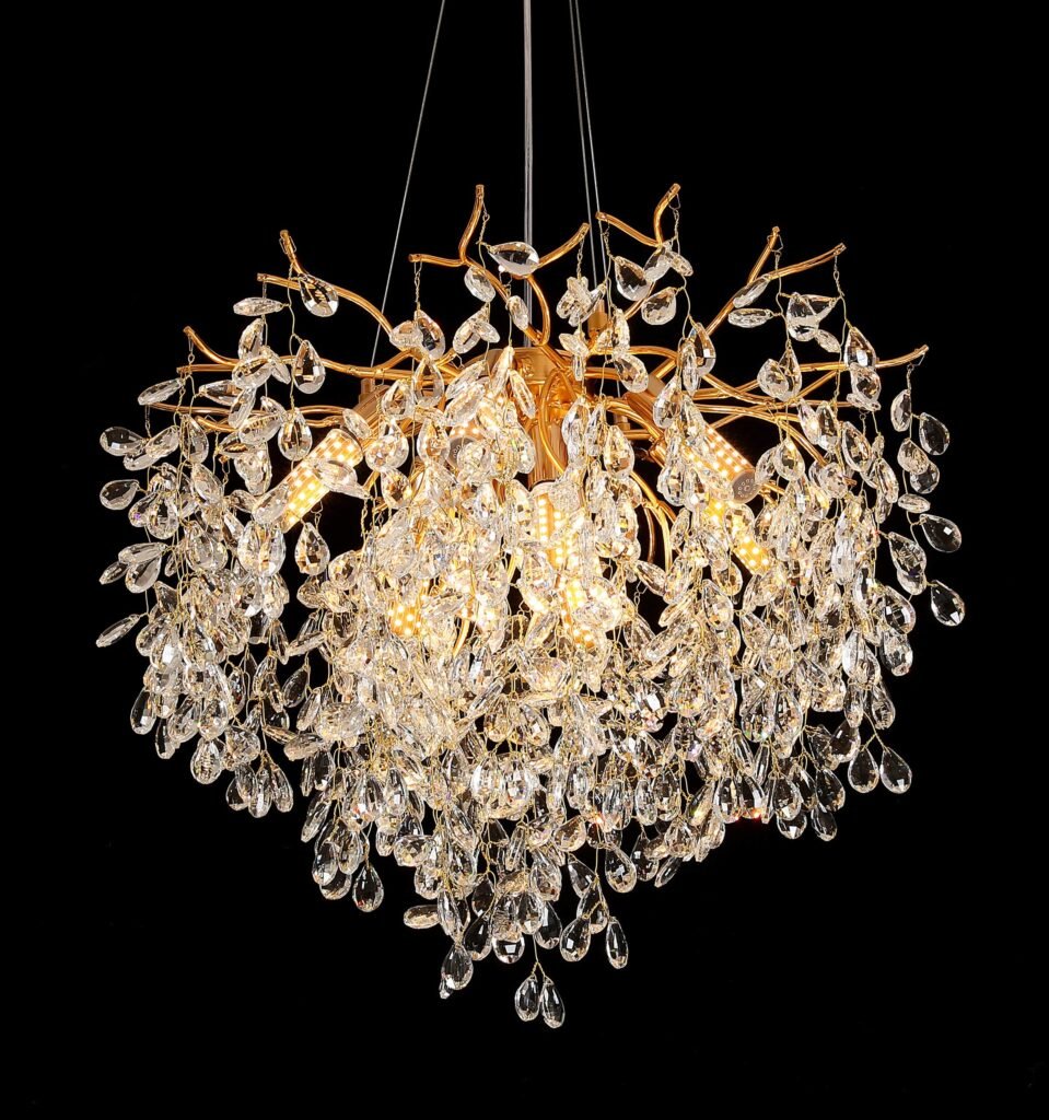Pipa Tree Branch Crystal Chandelier - SKU 5028 view 1