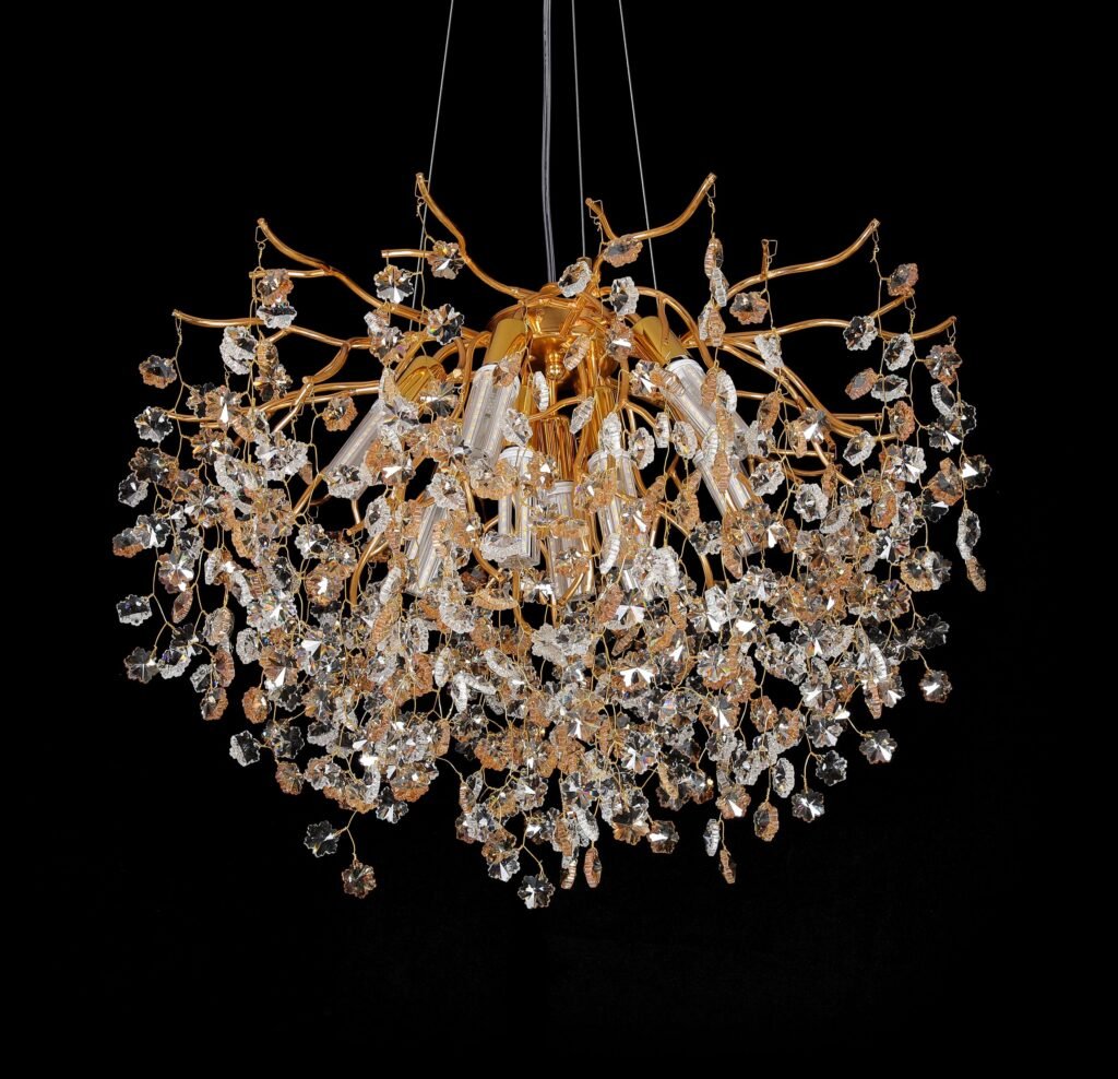 Snowflake Tree Branch Crystal Chandelier (5019) product view