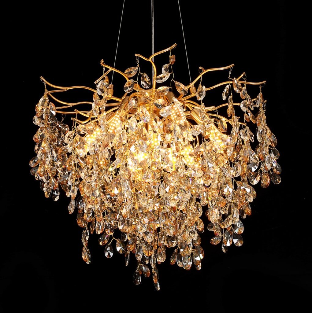 Teardrop Tree Branch Crystal Chandelier (5018) product view