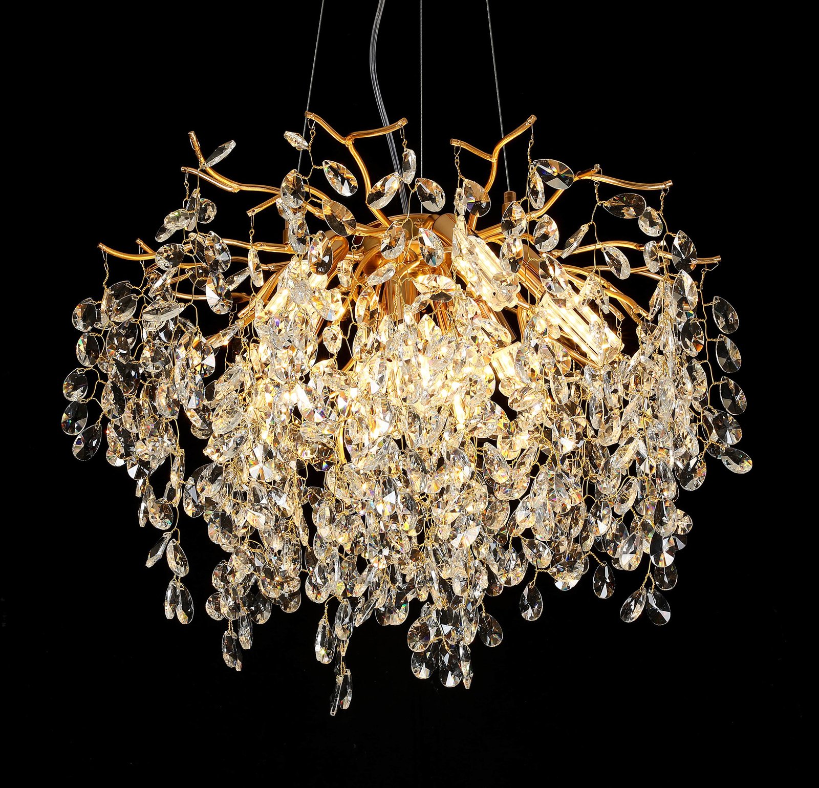 Teardrop Tree Branch Crystal Chandelier (5018)