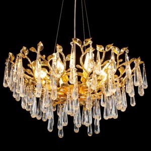 Blossom Round Crystal Chandelier - SKU 7004 view 2