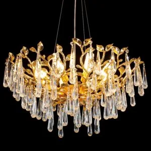 Blossom Round Crystal Chandelier - SKU 7004 view 2