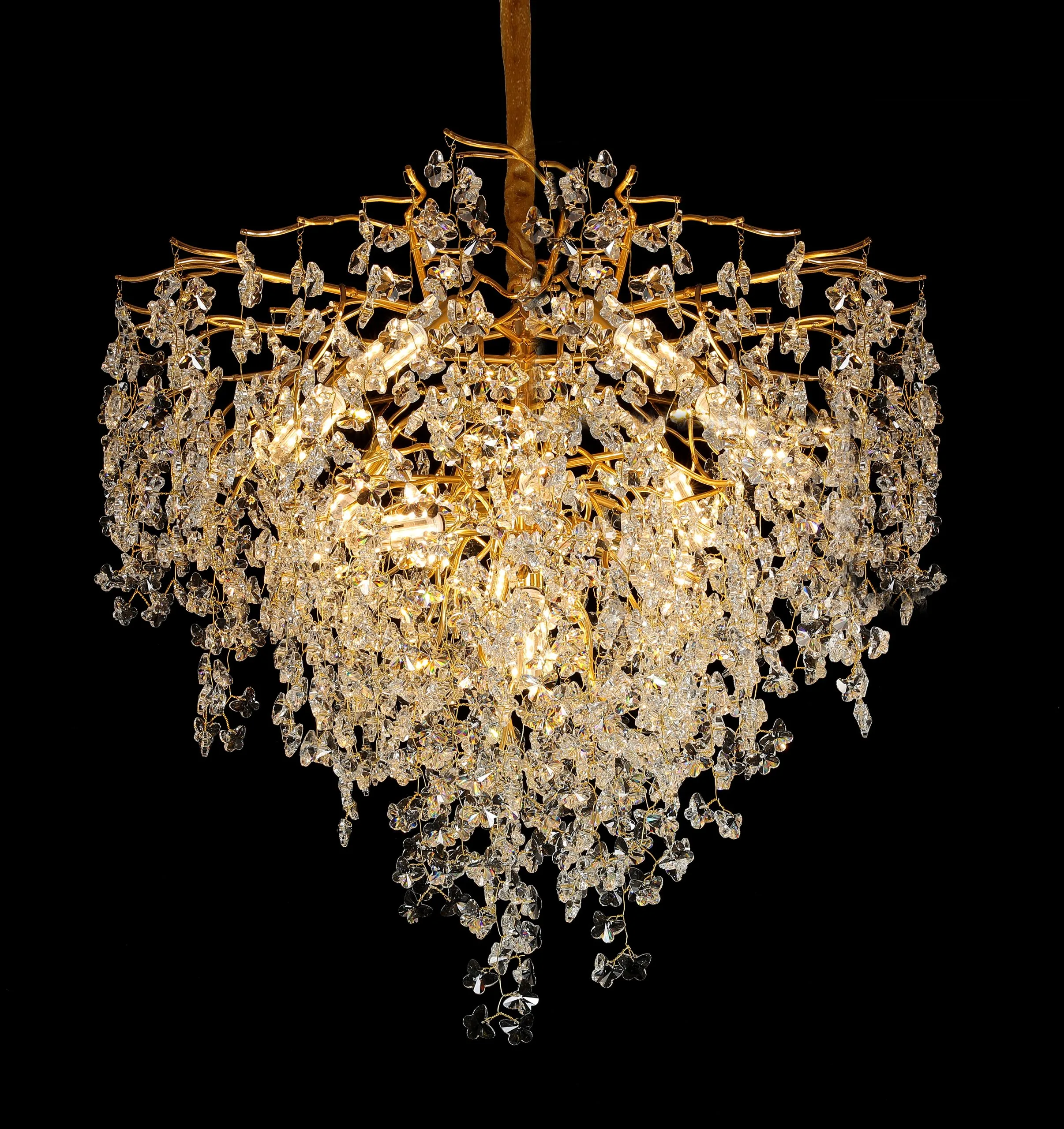 Butterfly A Tree Branch Crystal Chandelier (5038A)