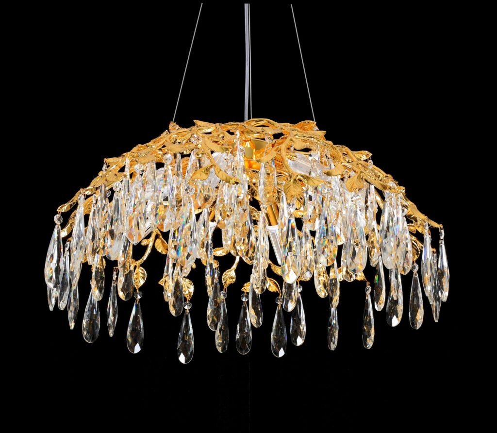 Cascade Round Crystal Chandelier (7002) product view