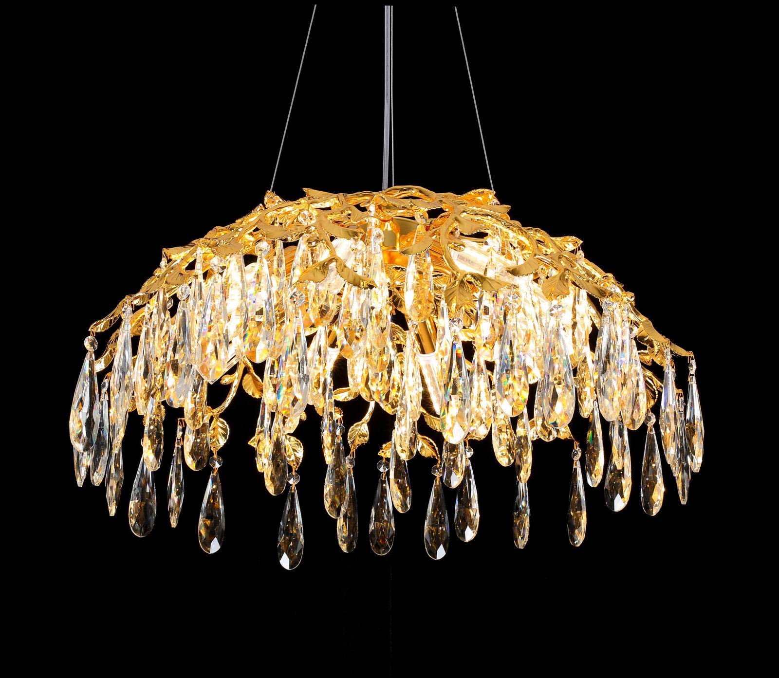 Cascade Round Crystal Chandelier (7002)