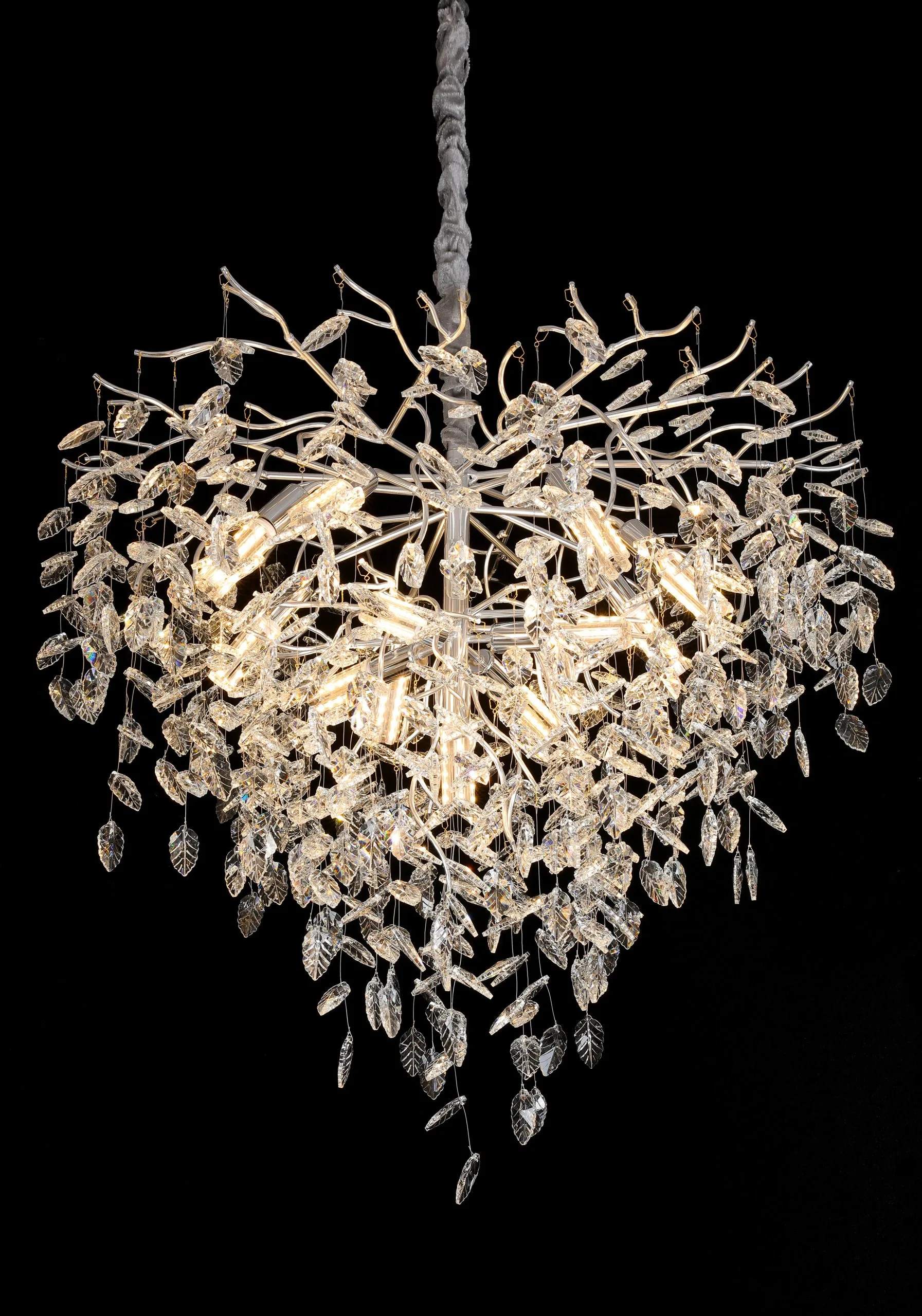 Crystal Leaf  Tree Branch Crystal Chandelier (5046A)