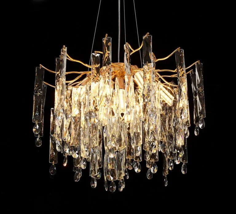 Faceted Bar Modern Crystal Chandelier - SKU 6003 view 1
