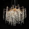 Faceted Bar Modern Crystal Chandelier - SKU 6003 view 2