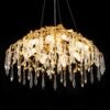Gilded Dome Round Crystal Chandelier - SKU 7001 view 2
