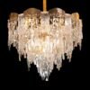 Glacier Gold Crystal Chandelier - SKU 8804 view 1