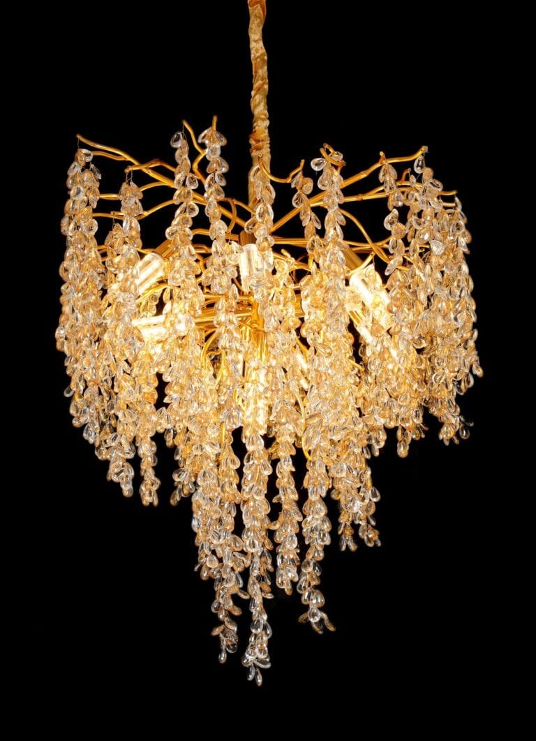 Grape A Tree Branch Crystal Chandelier - SKU 5003A view 2