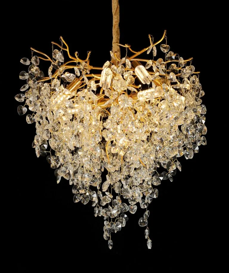 Heart A Tree Branch Crystal Chandelier - SKU 5023A view 2