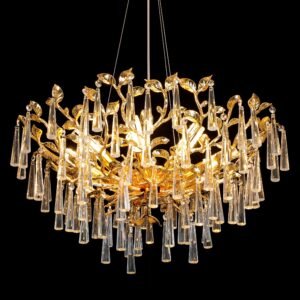 Laurel Round Crystal Chandelier - SKU 7003 view 2