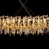 Linear Branch Round Crystal Chandelier - SKU 7005 view 2