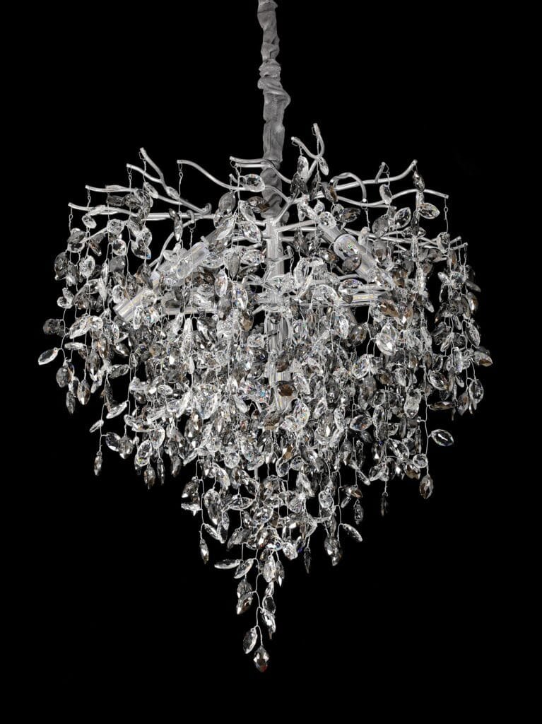 Mini Marquise A Tree Branch Crystal Chandelier (5017A) installed in an interior