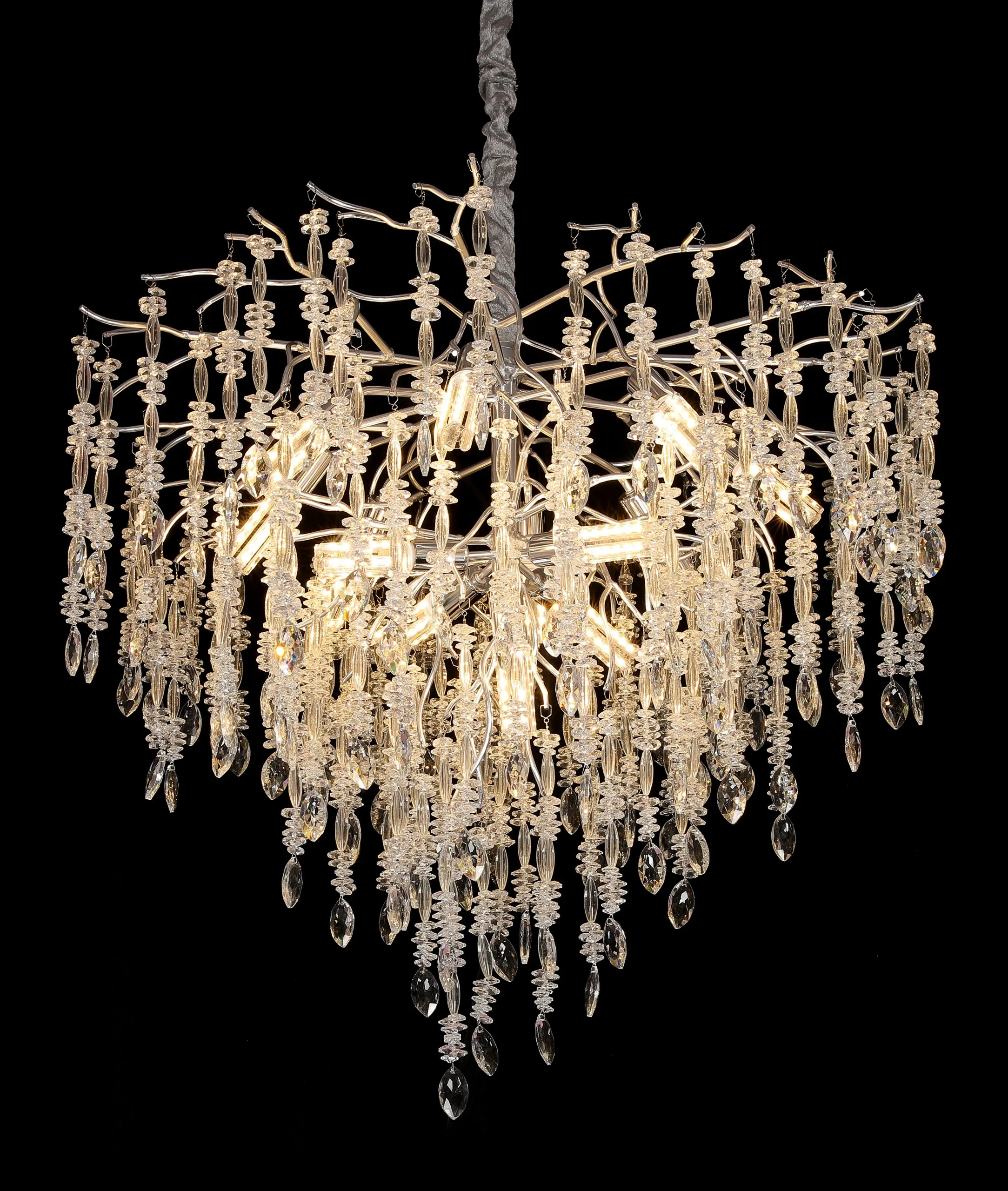 Octagon & Marquise A Tree Branch Crystal Chandelier (5044A)
