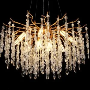 Octagon & Marquise Tree Branch Crystal Chandelier - SKU 5044 view 1