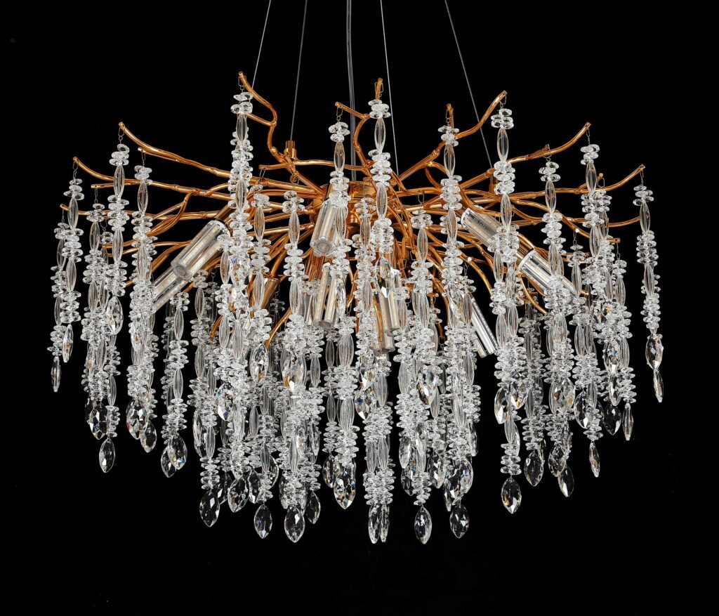 Octagon & Marquise Tree Branch Crystal Chandelier (5044) product view