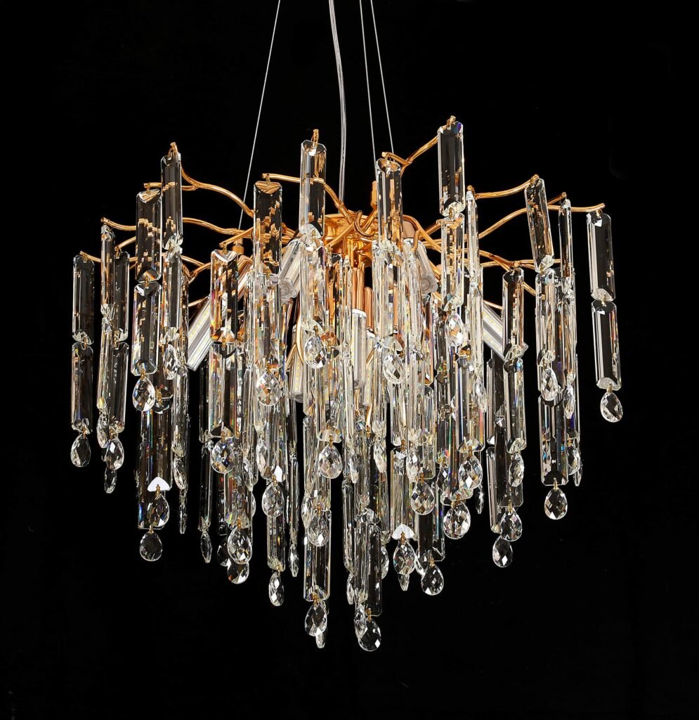Pagoda Bar Modern Crystal Chandelier (6002) product view