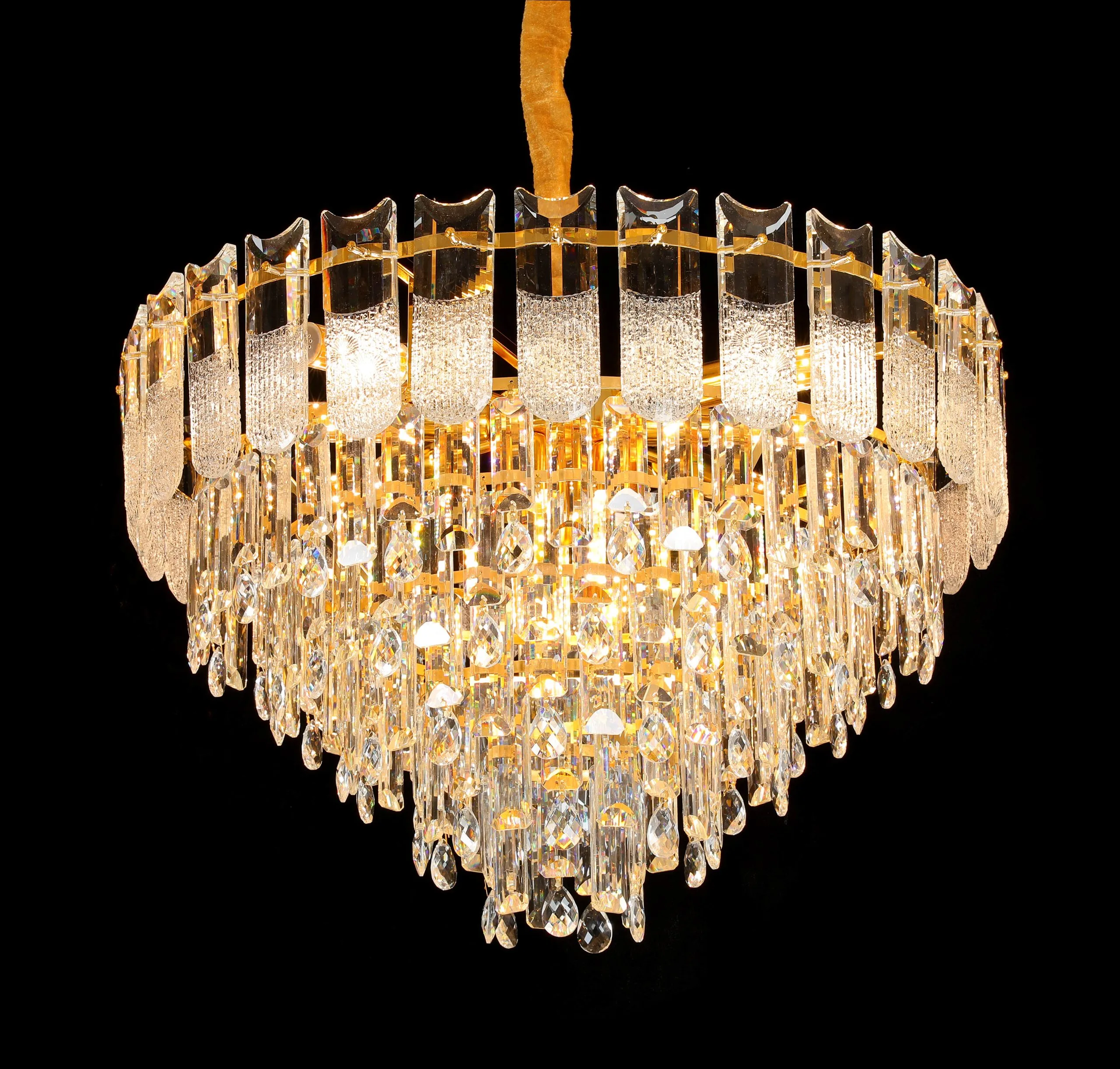 Palazzo Gold Crystal Chandelier (8802)