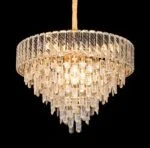Rotunda Gold Crystal Chandelier - SKU 8807 view 2