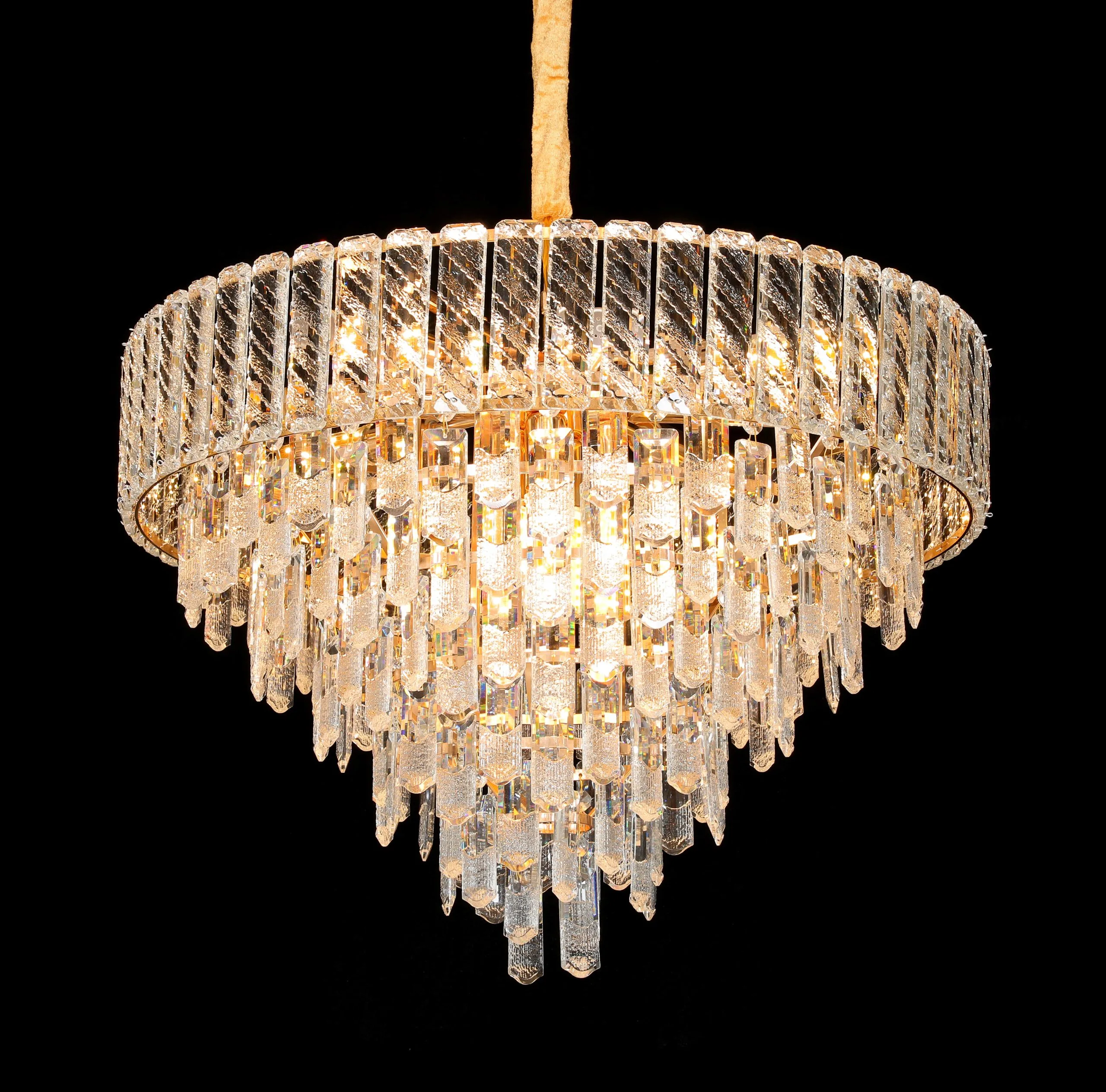 Rotunda Gold Crystal Chandelier (8807)