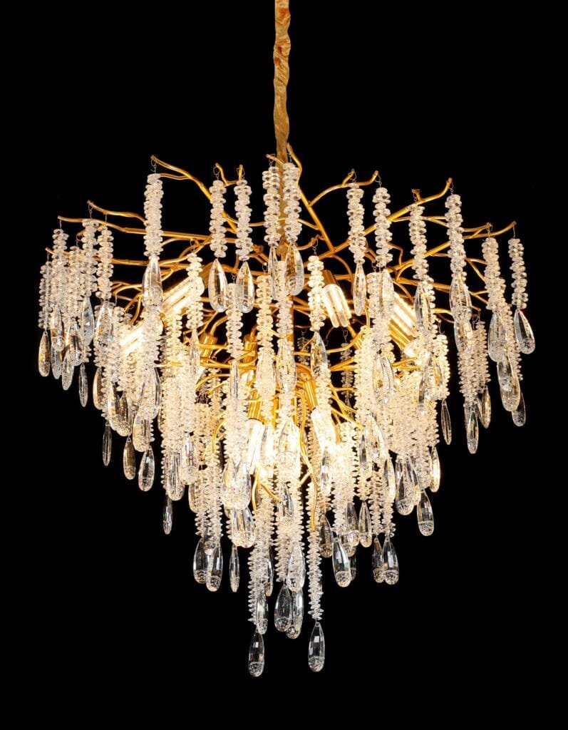 Scarab A Tree Branch Crystal Chandelier - SKU 5021A view 2