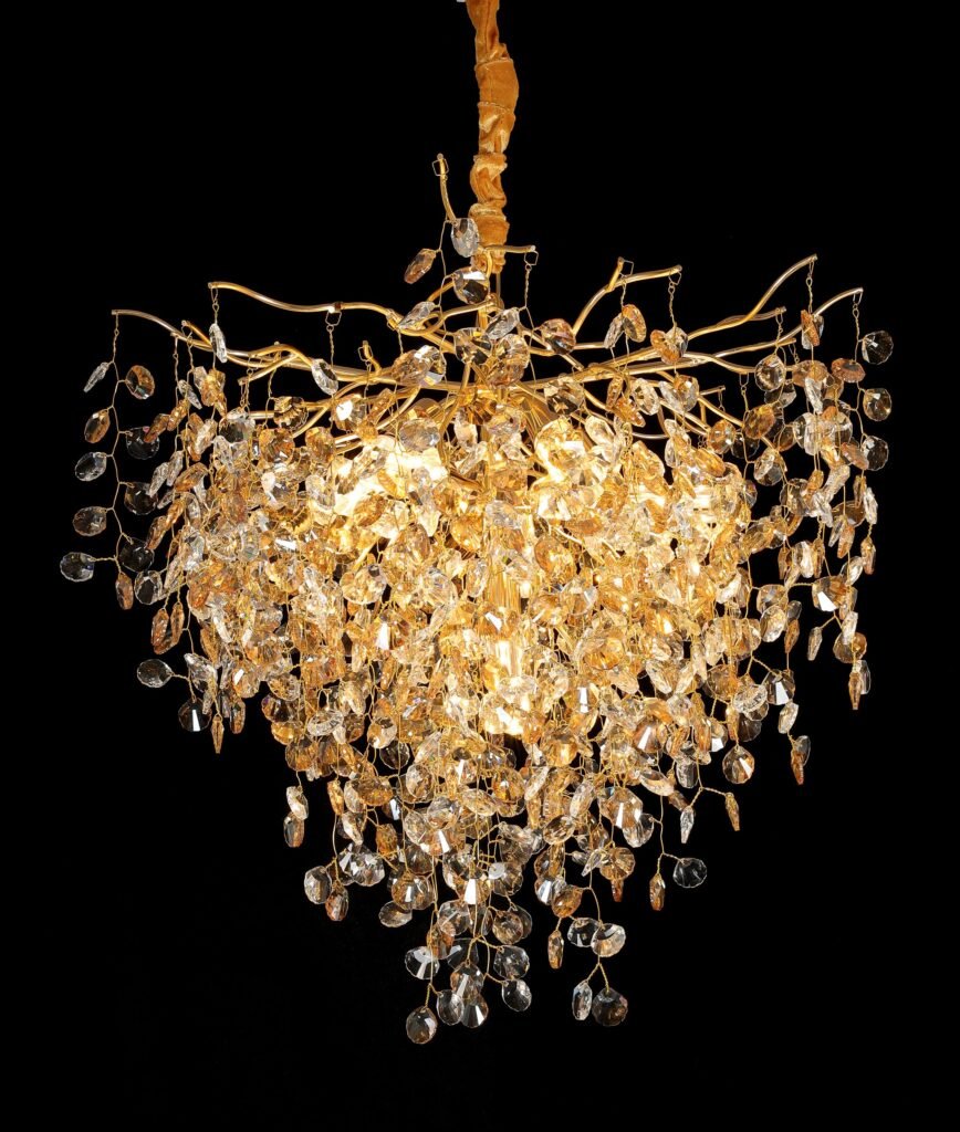 Shell A Tree Branch Crystal Chandelier (5034A) installed in an interior