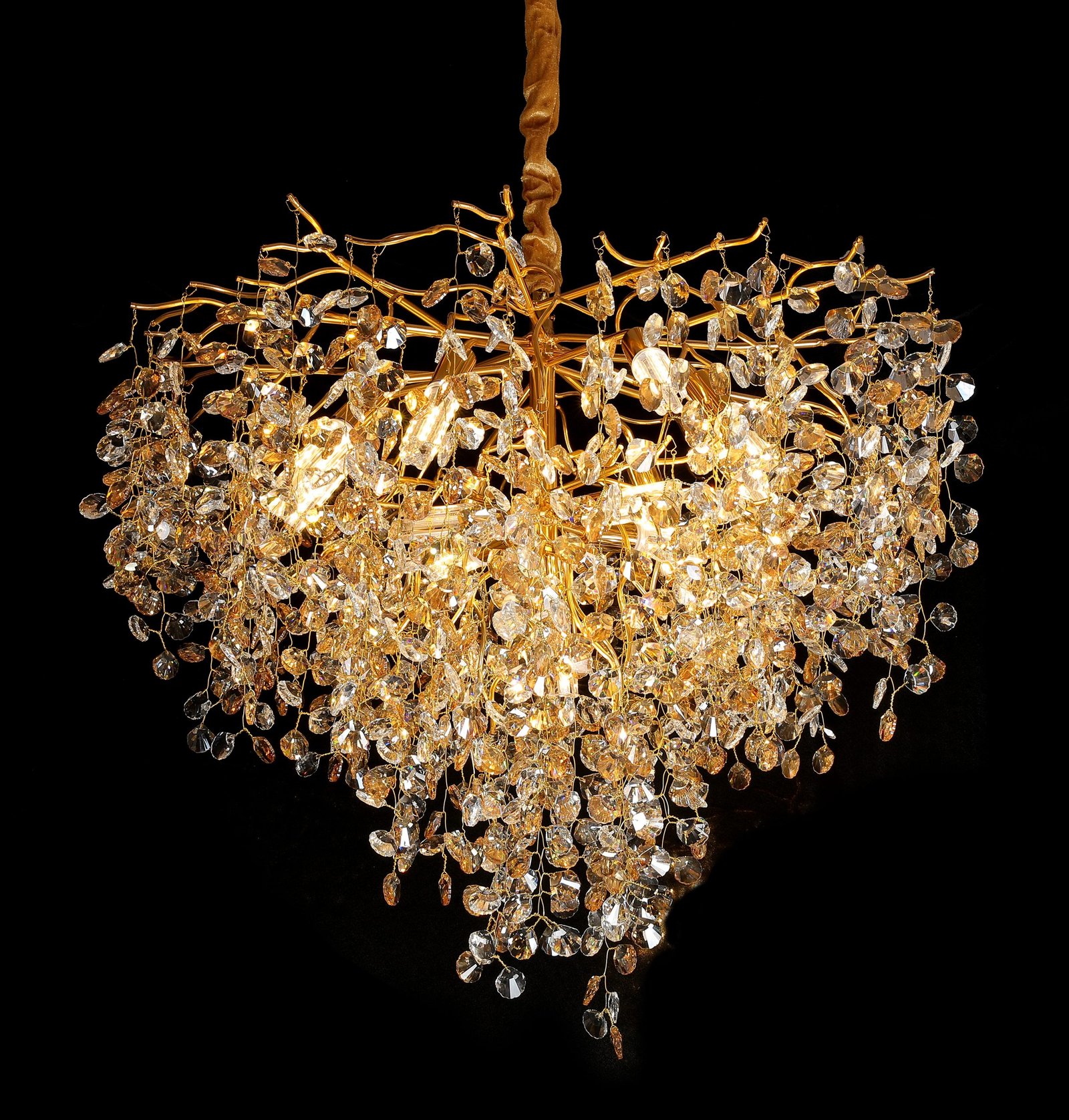 Shell A Tree Branch Crystal Chandelier - SKU 5034A view 4