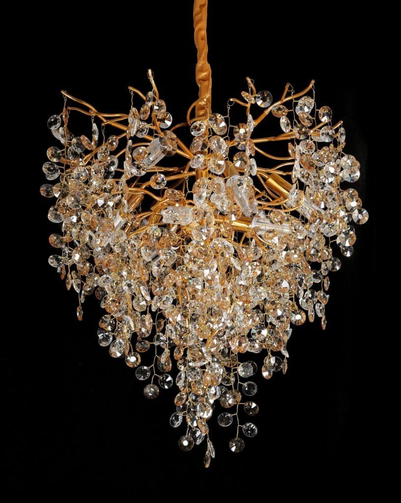 Sunflower A Tree Branch Crystal Chandelier (5012A) product view