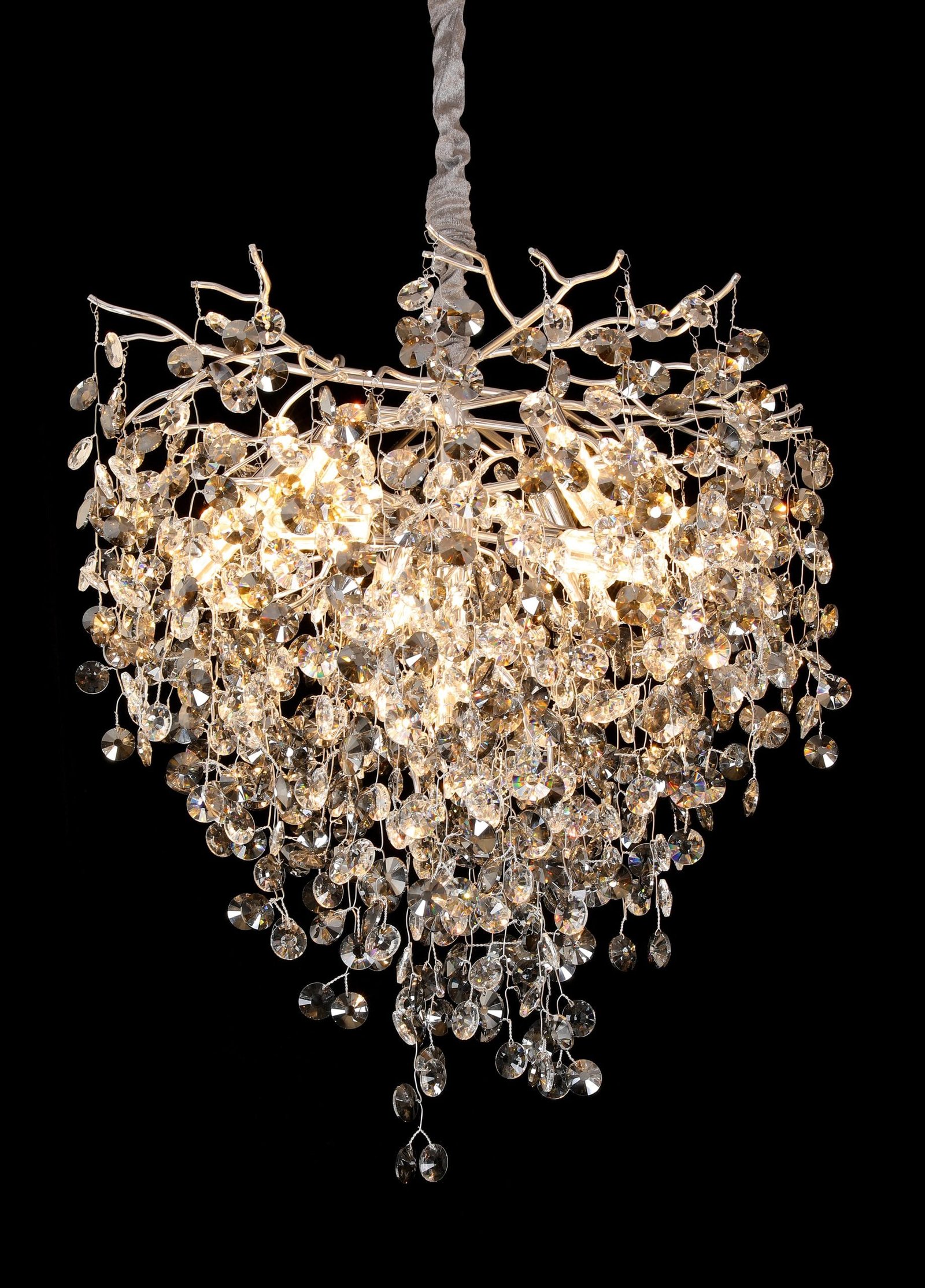 Sunflower A Tree Branch Crystal Chandelier (5012A)