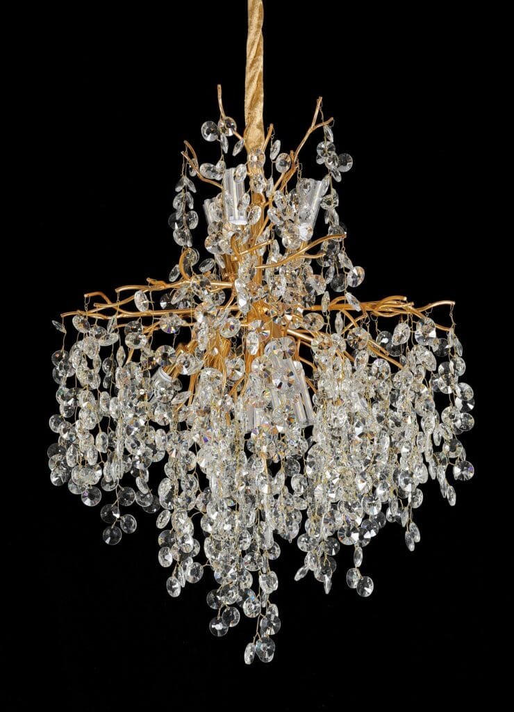 Sunflower B Tree Branch Crystal Chandelier (5012B) product view