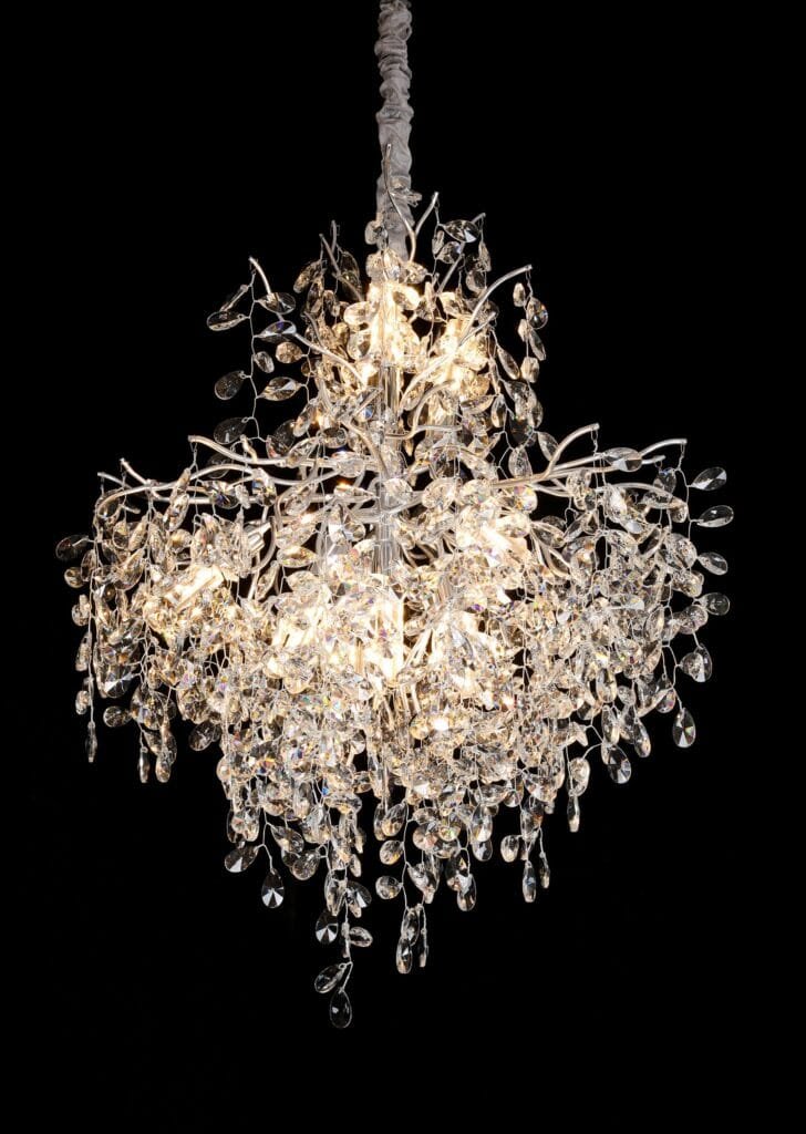Teardrop B Tree Branch Crystal Chandelier - SKU 5018B view 2