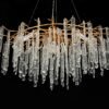 Twill Modern Crystal Chandelier - SKU 6007 view 4